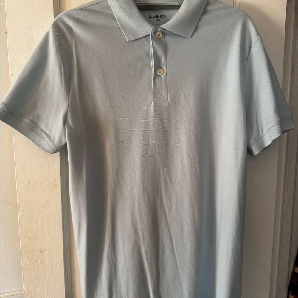 Goodfellow & Co Men's Light Blue Polo Shirt